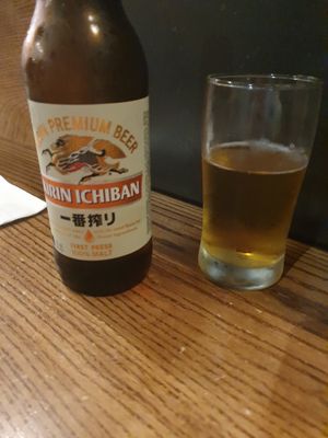 Kirin vegan beer at Ramen Danbo in Seattle