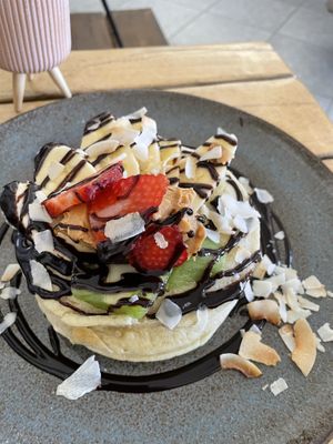 Breakfast and lunch on one plate 😜  at Laundry Lounge in Sagres