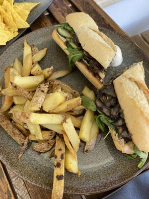 Vegan Sandwich it was sooooo good  at Laundry Lounge in Sagres