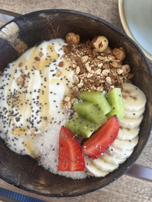 Yoghurt Bowl 🌿 (Vegetarian option)  at Laundry Lounge in Sagres