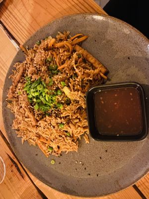 Vegan fried rice  at Laundry Lounge in Sagres