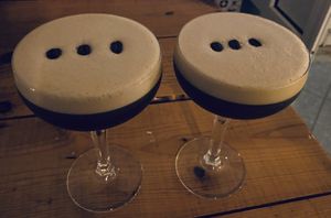 Espresso martinis  at Laundry Lounge in Sagres