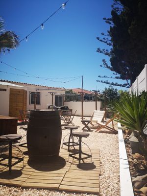 Lovely cafe, food was good but portions tiny!! 
Good choice of vegan on the menu and it was all very fresh, would have loved a bigger portion though especially the pancakes  😁 
 at Laundry Lounge in Sagres