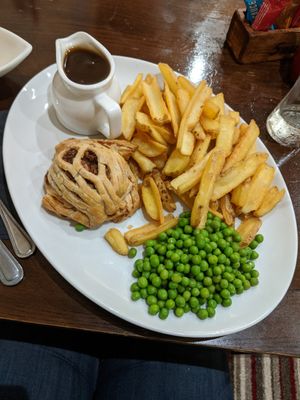 Mushroom and cashew wellington at White Swan Inn in Ceredigion
