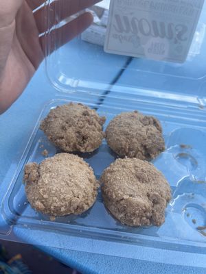 vegan & gluten free coffee cake muffins  at Whole Foods Market in New Orleans