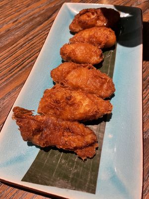 Banana fritters  at Little Asia in Dundas