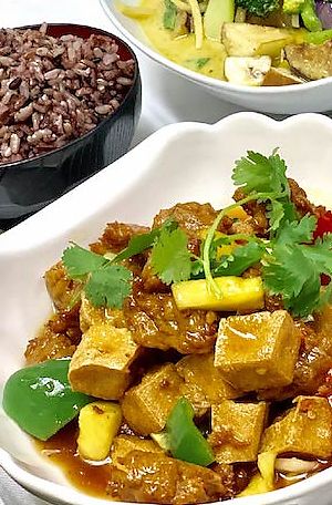 Sweet & Sour Tofu at Little Asia in Dundas