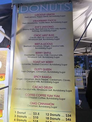 Eeny meeny miney mo at OMG Decadent Donuts in Brisbane