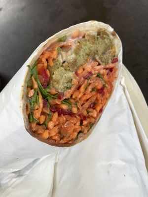 Kofta wrap  at Hempburger - Market Stall in Eumundi