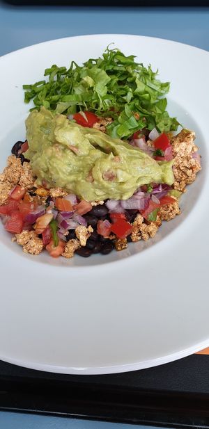 Burrito desnudo with guacamole at Guacamole Gourmet Mexican Grill in Lisbon