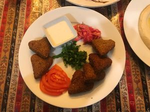 Falafel at Abou Tayssir in Tangier