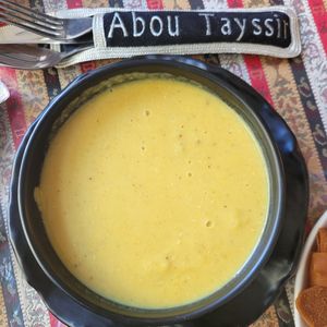 Lentil soup. 1 euro at Abou Tayssir in Tangier