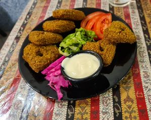 Falafel at Abou Tayssir in Tangier