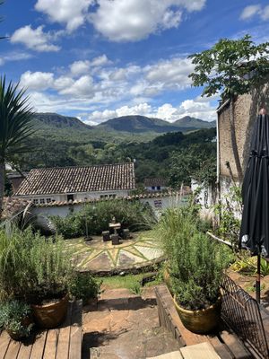  Vista do restaurante #Veganuary at Uaithai in Tiradentes