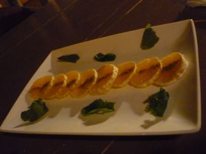Oranges with cinnamon at Dar Cherifa in Marrakech