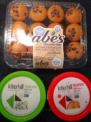 Abe's muffins and some Kite Hill dairy-free products at Whole Foods Market in Naples