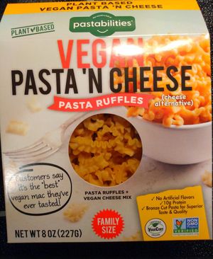 Vegan pasta 'n cheese at Whole Foods Market in Naples