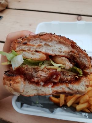 Father jack on the inside at Biff's x Brewdog - Dalston in North London