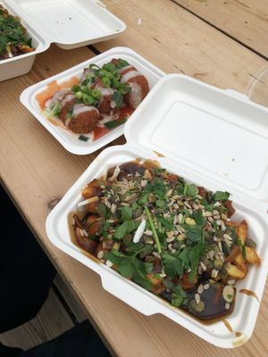 Vegan AF Poutine
Buff wings at Biff's x Brewdog - Dalston in North London