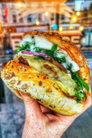 The Truffle Shuffle Burger  at Biff's x Brewdog - Dalston in North London