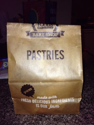 Several fresh vegan pastries available in the case near their coffee station.  at Whole Foods Market - Scottsdale Rd in Phoenix