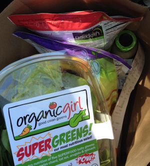 Bag o' vegan goodies! at Whole Foods Market - Scottsdale Rd in Phoenix