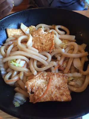 Tofu and noodles  at Mian Noodle House in Fredericksburg