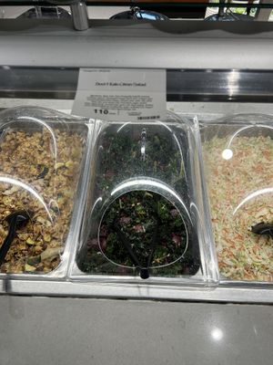 Yummy salads in the hot bar area   at Whole Foods Market - SW Bridgeport in Tigard