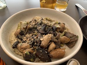 Mushrooms  at Harvest Kitchen in Tanunda