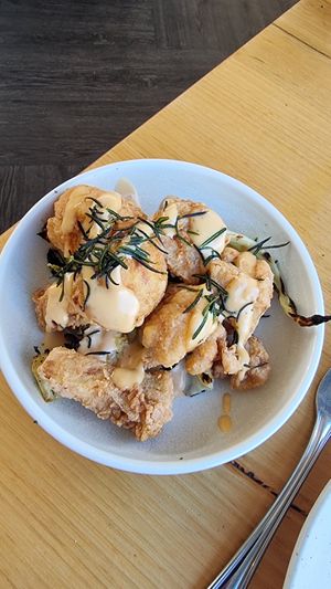 Fried Cauliflower at Harvest Kitchen in Tanunda
