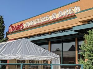 Somewhat out-of-the-way with a bendy route leaving the interstate. at Bob's Burgers & Brew in Burlington