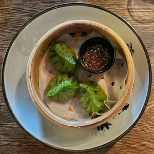 Vegan dumplings at Südøst Asian Crossover in Oslo