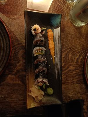 Vegan sushi at Südøst Asian Crossover in Oslo