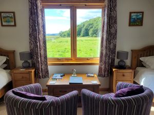 View from room 2 at Kings Reach Self Catering in Lochgilphead