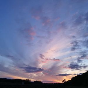 Sunset over Dunadd at Kings Reach Self Catering in Lochgilphead