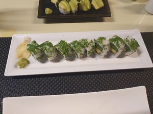 Vegan roll at Sushimari in Funchal