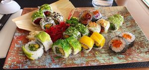 Veganes Sushi at Sushimari in Funchal