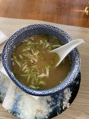 Miso soup   at Sushimari in Funchal