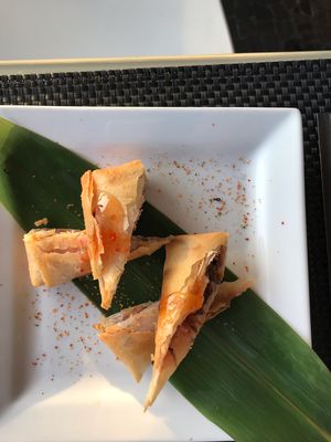 Spring rolls  at Sushimari in Funchal