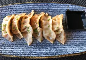 Veggie gyosa  at Sushimari in Funchal