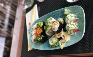 Vegan freestyle sushi! Too good to be true!! at Sushimari in Funchal