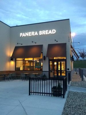 outside  at Panera Bread in Richmond