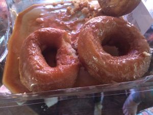Cinnamon frosted donuts from the bakery section. at Whole Foods Market - Camelback in Phoenix