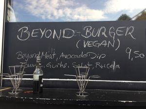 Beyond Burger is now available too! at Round House Burger in Stuttgart