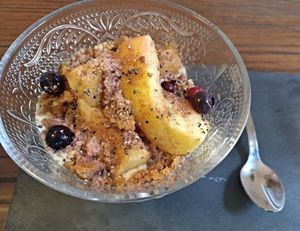 Dessert at Beary Green in Madrid