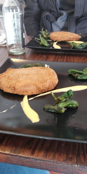 Main dish (Cachopo) at Beary Green in Madrid