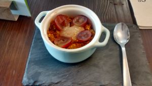 dessert at Beary Green in Madrid