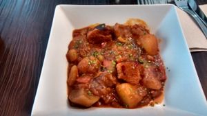 second dish at Beary Green in Madrid