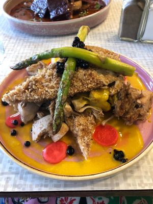 Lobster roll  at Rawnchy in Glasgow