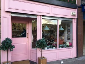 Outside Rawnchy at Rawnchy in Glasgow